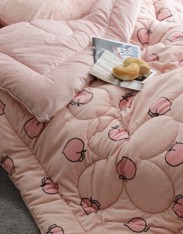 모모찡 극세사 겨울 차렵이불세트 (SS/Q) -2컬러