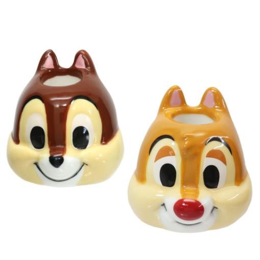 디즈니 도자기 칫솔 스탠드 칩＆데일 곰돌이 푸 도자기 칫솔꽂이