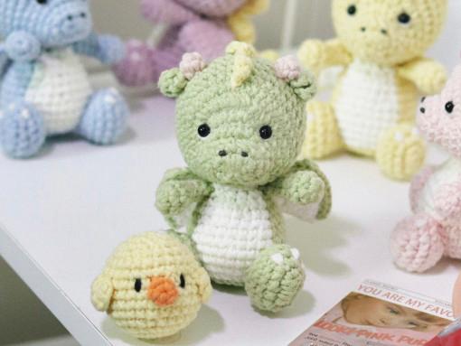 [ 디아토 DIY ] 용 뜨개 코바늘인형 키트 / - 뜨개 클래스(동영상) 포함