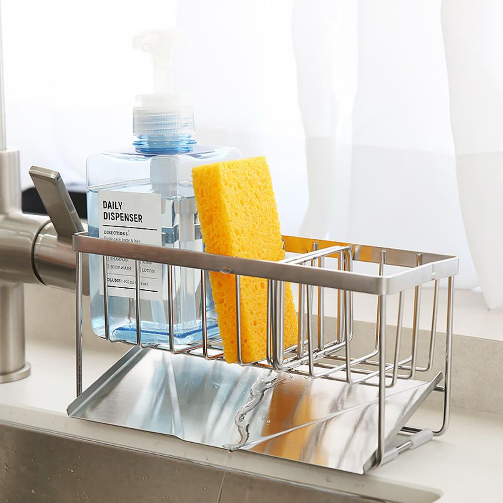 달팽이리빙 304 올스텐 논슬립 물빠짐 수세미 거치대