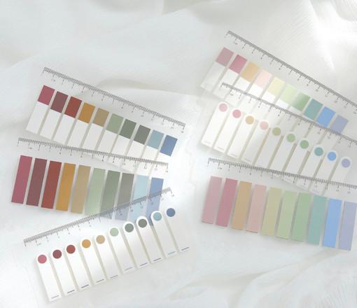 귀여운 책표시 책띠지 예쁜 플래그 파스텔 인덱스 200매