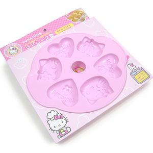 키티 전자렌지용 빵틀(6조각)