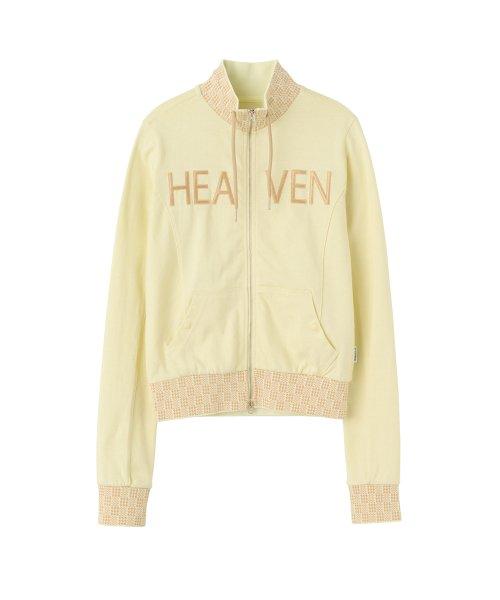 Heavenly Gingham Track Jacket Lemon Butter