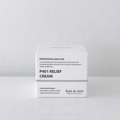 에끌라뒤땅 P401 릴리프 칼라민 크림 50ml + 샘플 파우치
