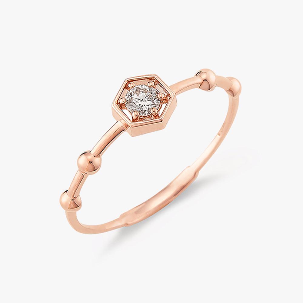 14K/18K 레코드 1부 다이아몬드 반지