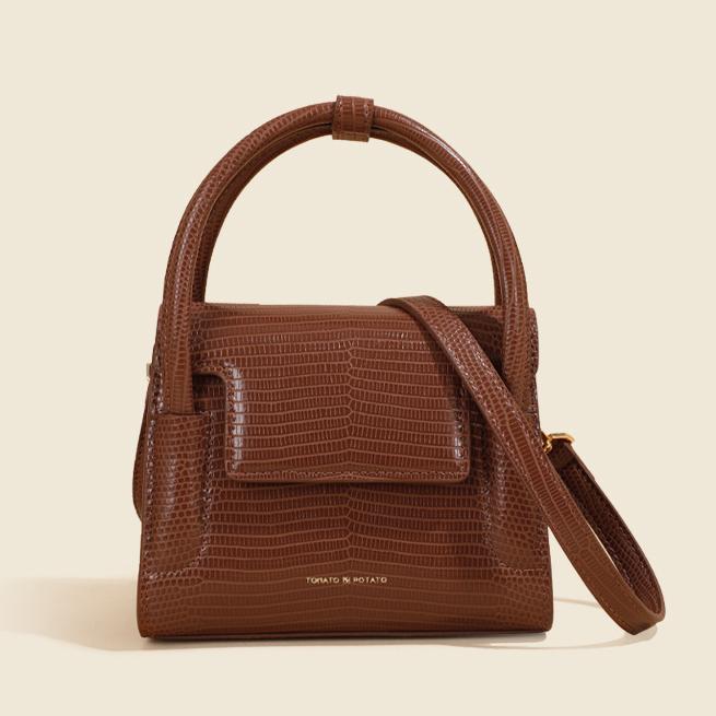 세련된 감각 핸들 미니 크로스백