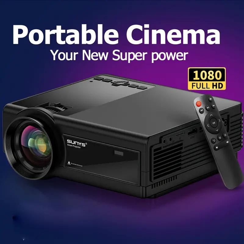 선이 프로젝터, 5G WiFi 4K 홈 시어터 비디오 프로젝터와 호환되는 휴대용 야외 영화 프로젝터로 전체 HD Native1080p 무선 미니 프로젝터입니다. VGA/HDTV/USB/SD/Laptop/Fire Stick/PS5와 호환됩니다.