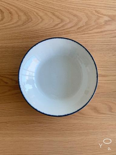 (아워영데이즈) 블루라인 딥 원형 플레이트