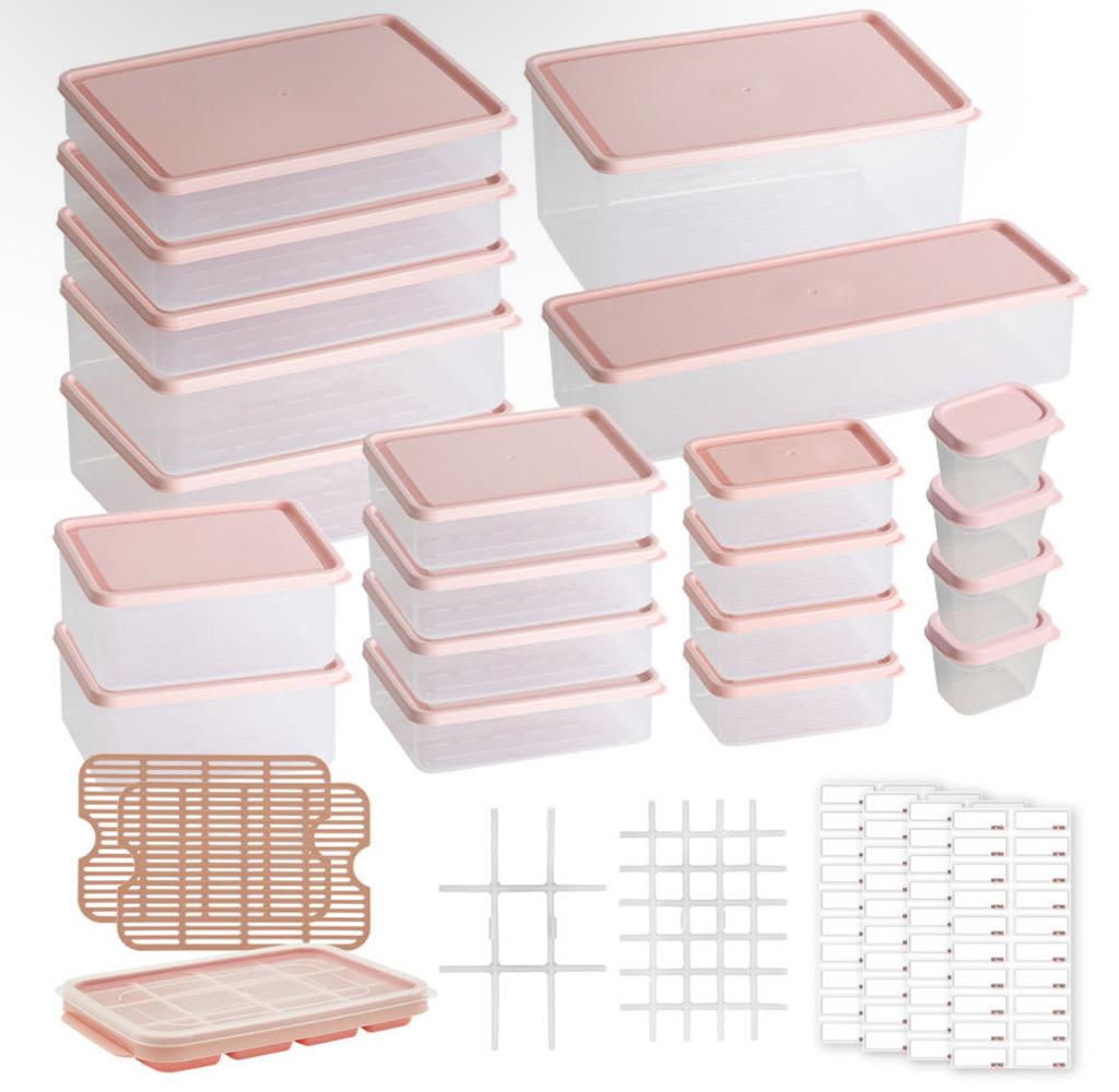 비트리 시즌2 냉동실 냉장고 정리 냉동 용기 반찬통 종합세트 30종 60종 세트