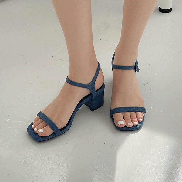 [제작]마약셀레나에나멜샌들힐(5cm)