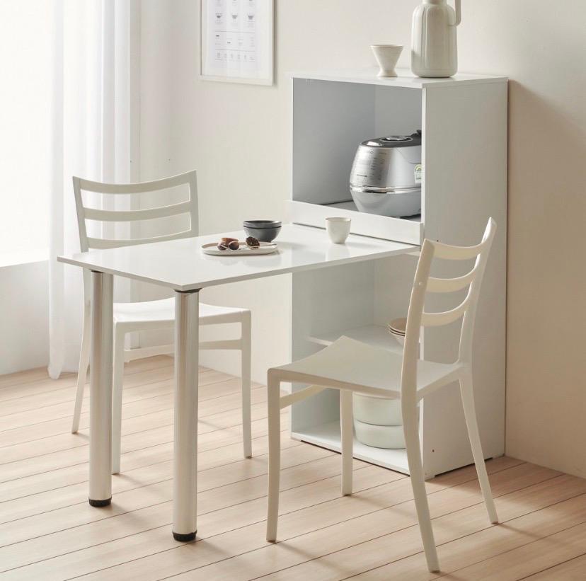 헤븐 식탁 렌지대 주방 밥솥 전자렌지 수납장 1200