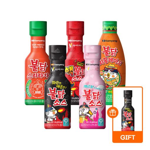 [삼양식품] 불닭소스 2개  (오리지널/까르보불닭/핵불닭/불닭마요/불닭스리라차)