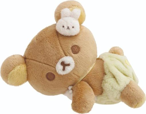 산엑스 리락쿠마 토끼 아기 봉제인형 체어로이코구마