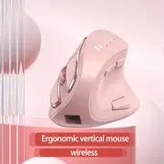 JOMAA 인체공학적 무선 수직 마우스, 오른손잡이, 광학, 충전식 리튬 폴리머 배터리, USB Type-C 충전, iPad, 랩탑, 컴퓨터용 - 충전기 포함되지 않음