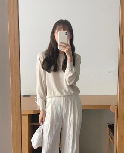 리터 메이비 니트 린넨 여름 (4color)