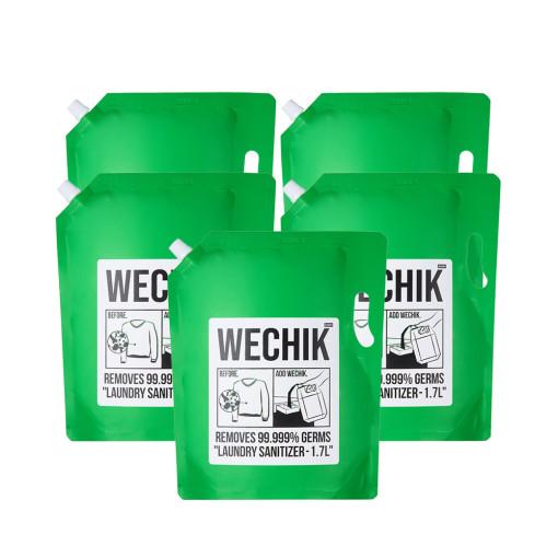 위칙 고농축 대용량 소독 섬유유연제 리필형 1.7L 5개