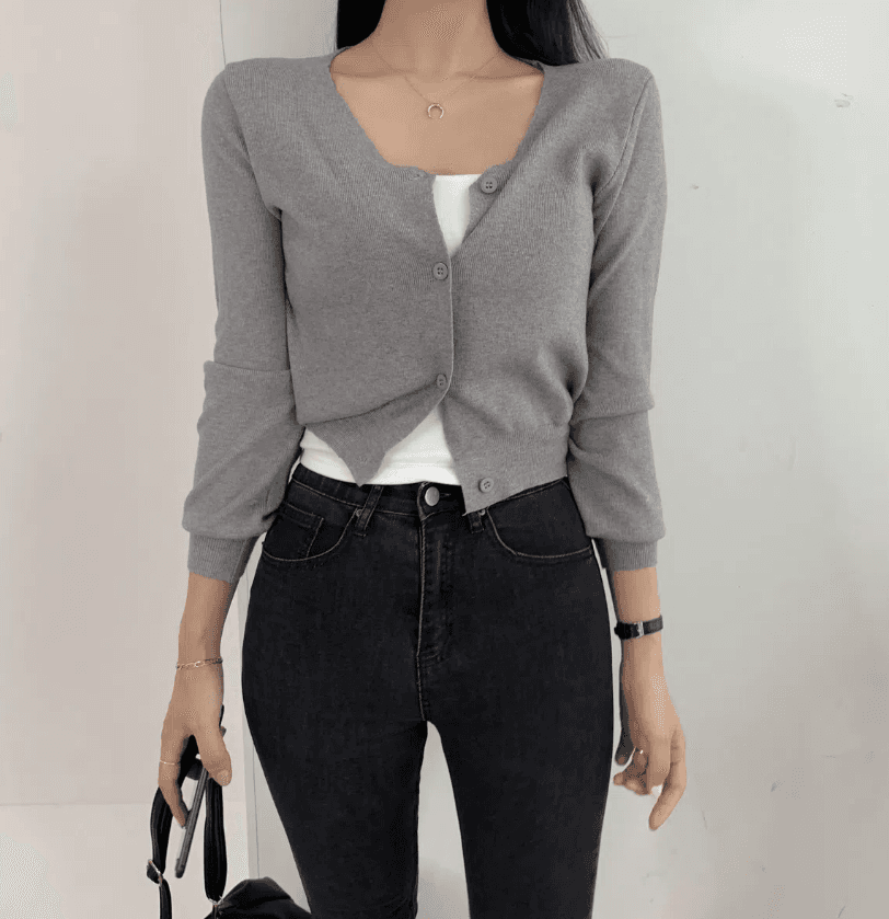 [가을필수/기본템]갓성비 브이넥 가디건