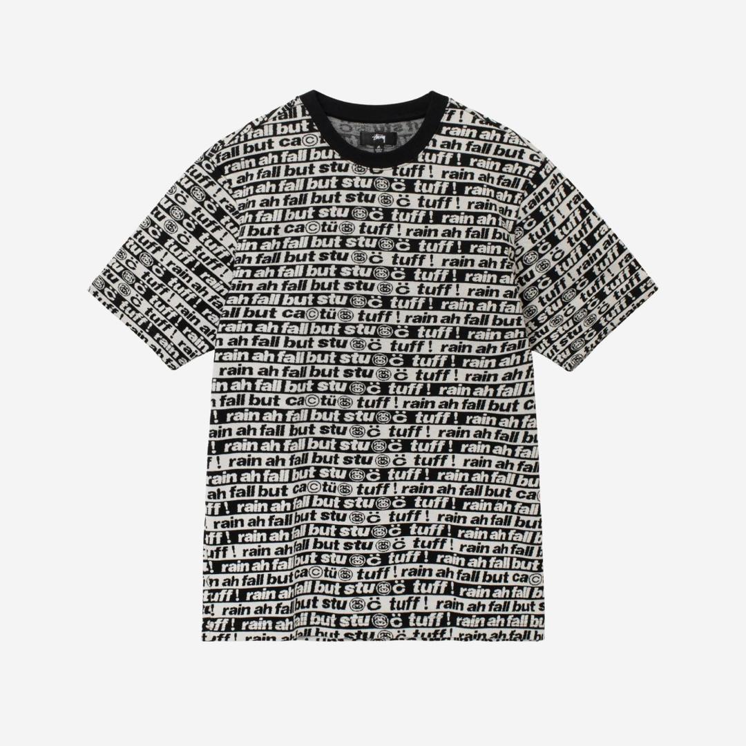 Stussy x Cactus Plant Flea Market Jacquard Crew Black