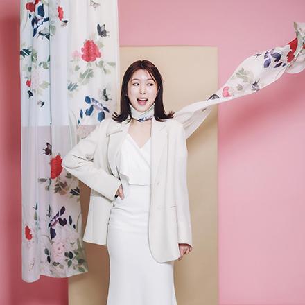 화접도 실크스카프