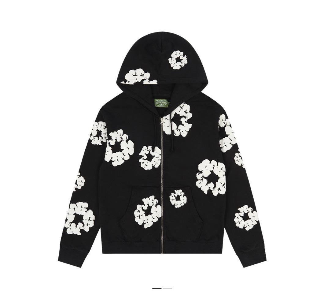 데님티어스 후드집업 블랙