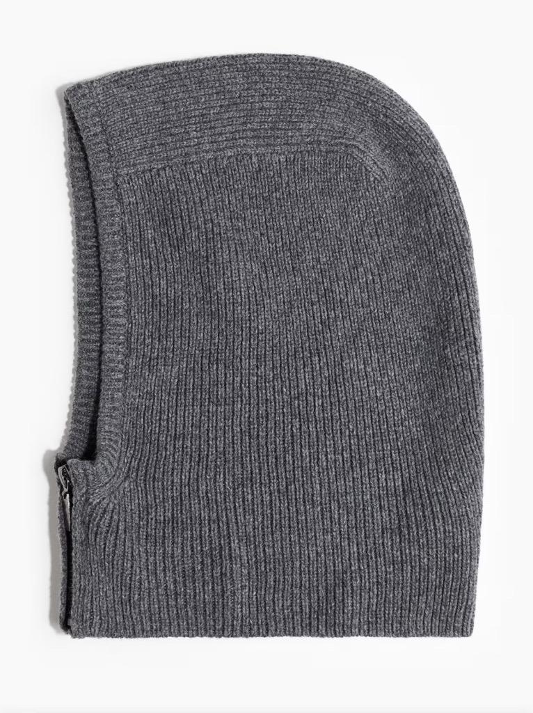 지퍼 디테일 발라클라바