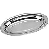 ナガオ 燕三条 小判皿 10インチ 24.6cm 18-0ステンレス 日本製 92110