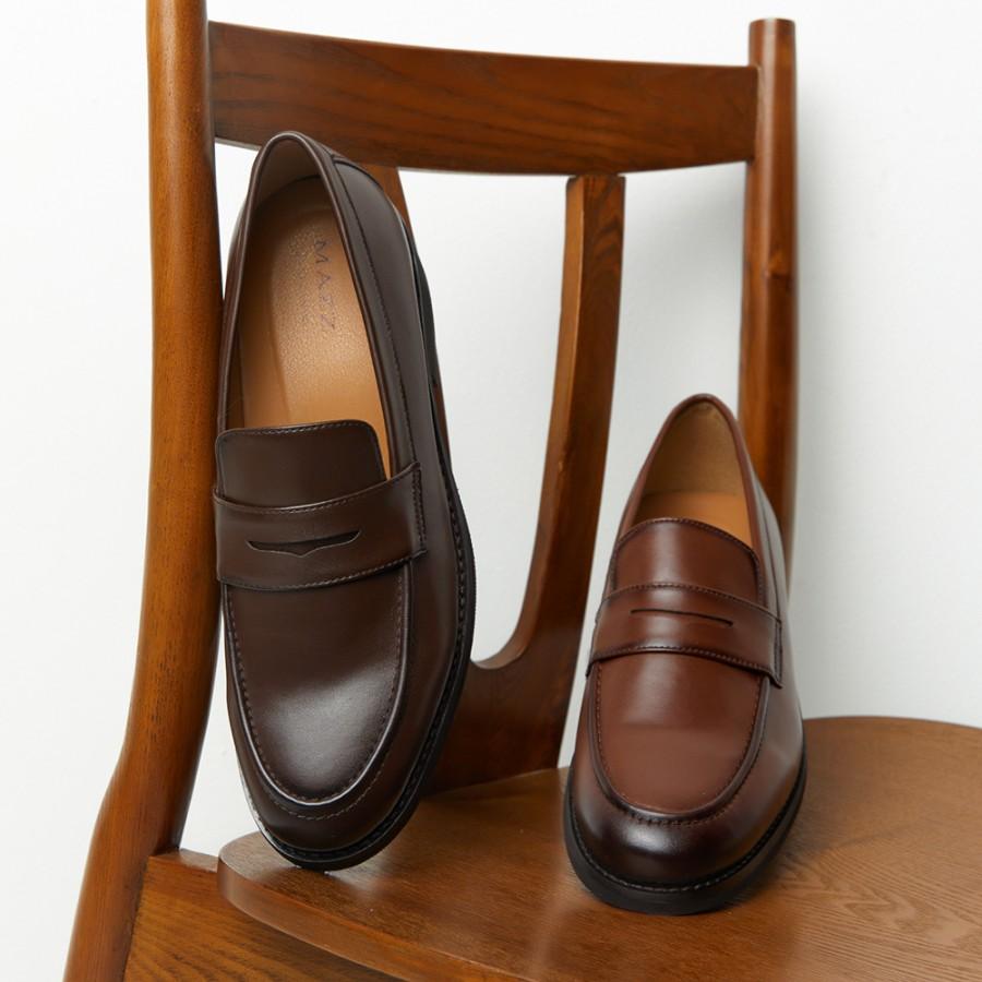 [지창욱, 아스트로 라키 착용] 마쯔 by 엘칸토 남성 페니 로퍼 3.5cm LCMD82I111