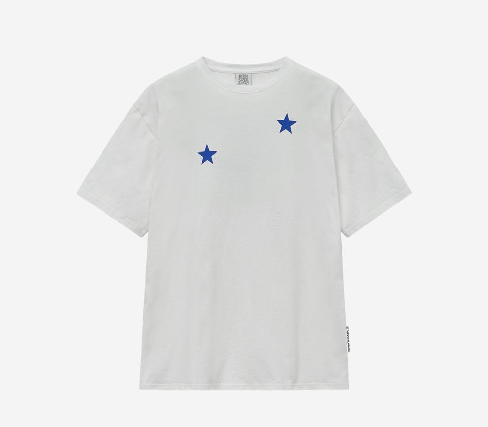 Thevinylhouse Star T-Shirt White