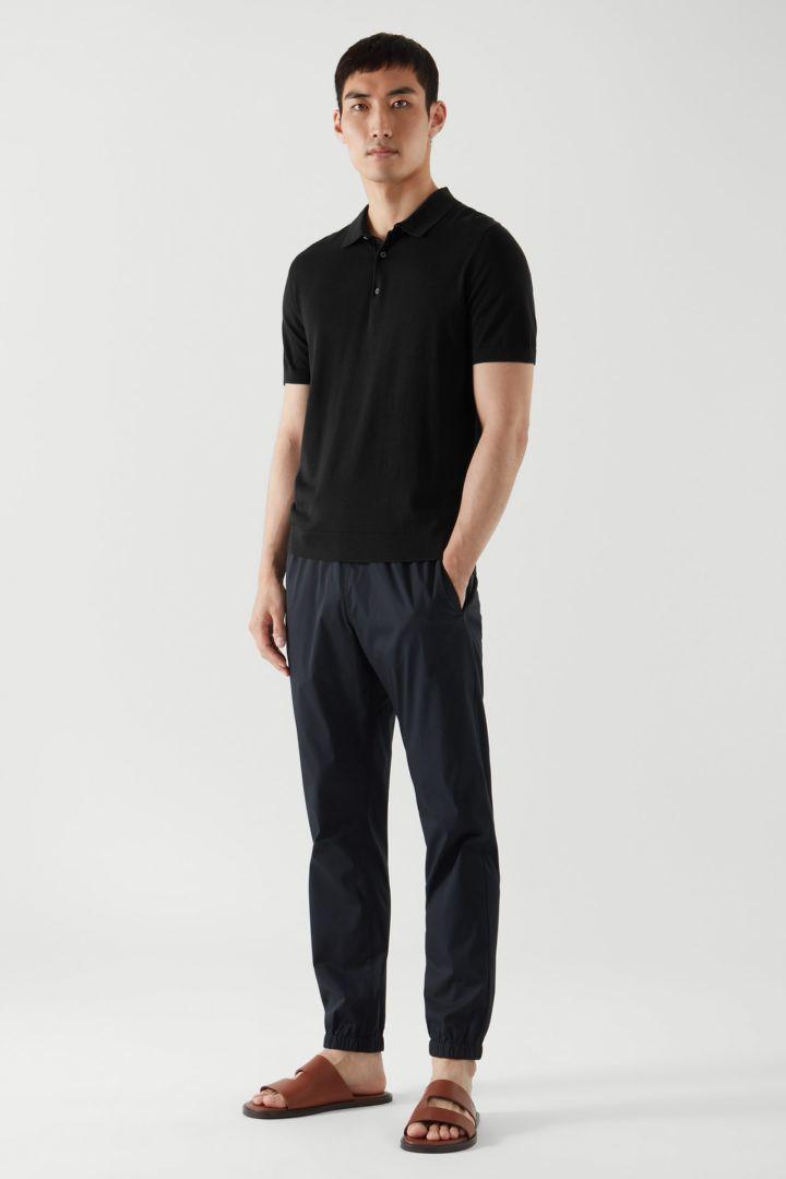 실크 폴로 셔츠