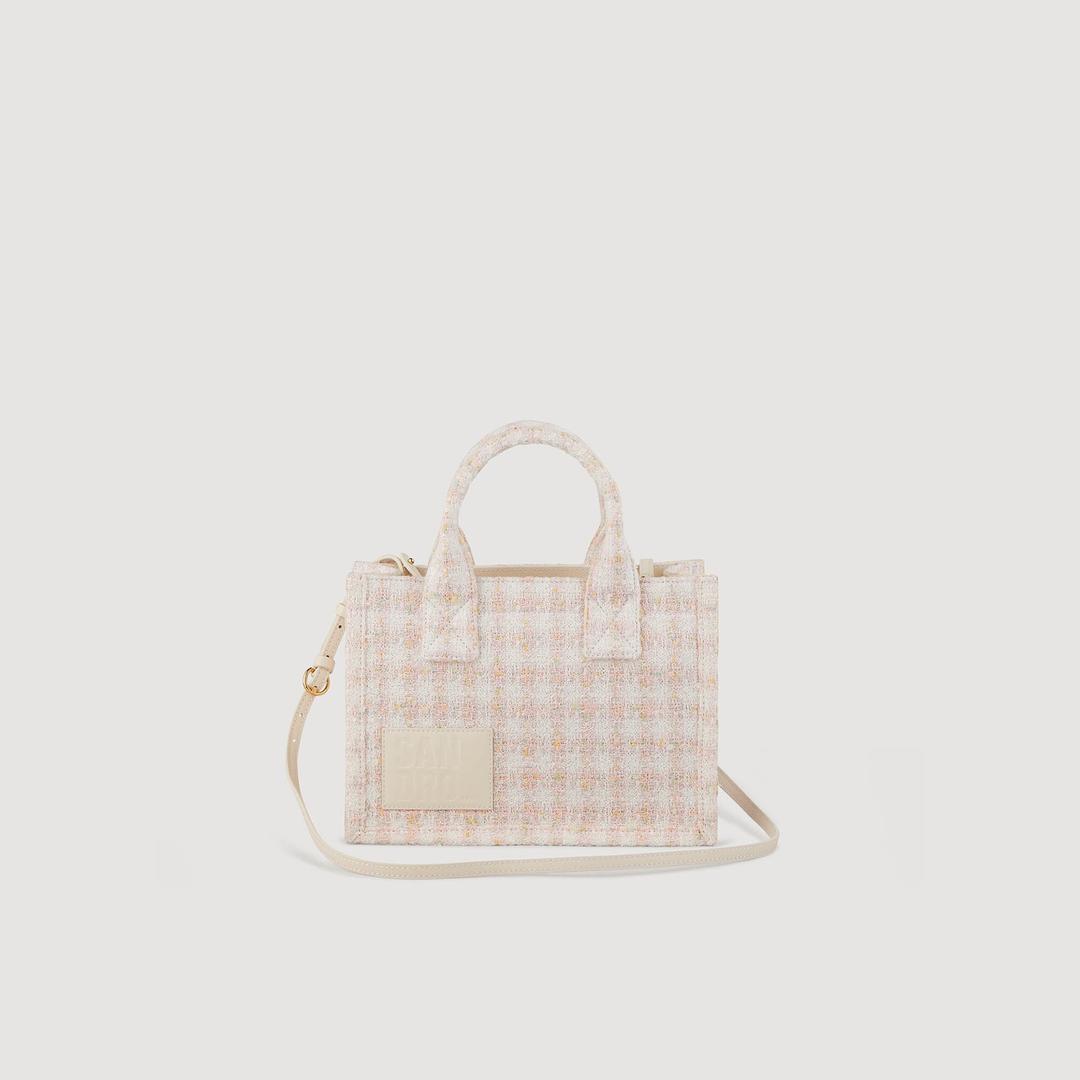Kasbah small tweed tote bag | Sandro CA