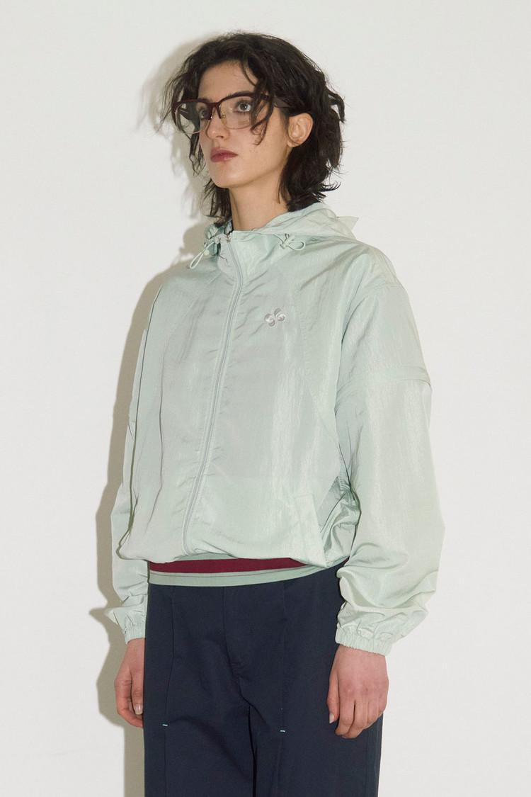 WAVE NYLON HOODED JACKET / mint