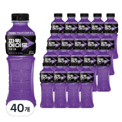 파워에이드 퍼플스톰, 600ml, 20개 - 스포츠/이온음료 | 쿠팡