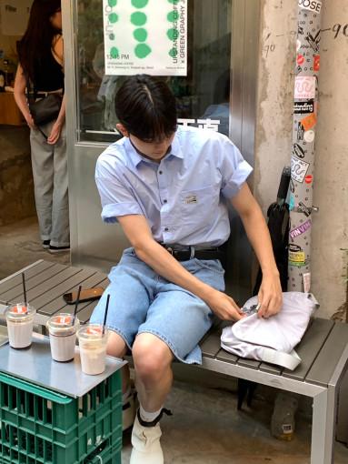 Jam Label Half Shirts 4C - 잼 라벨 반팔 셔츠