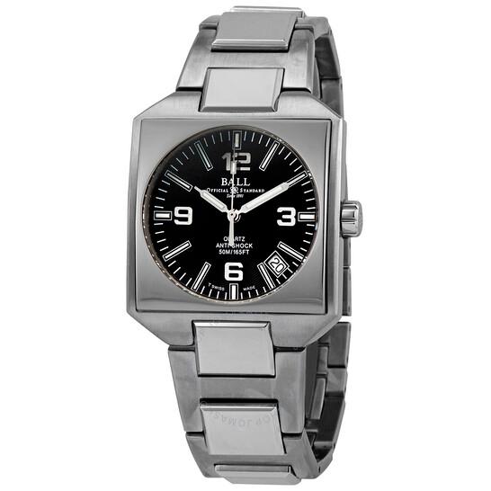 Inspector Quartz Black Dial Men's Watch