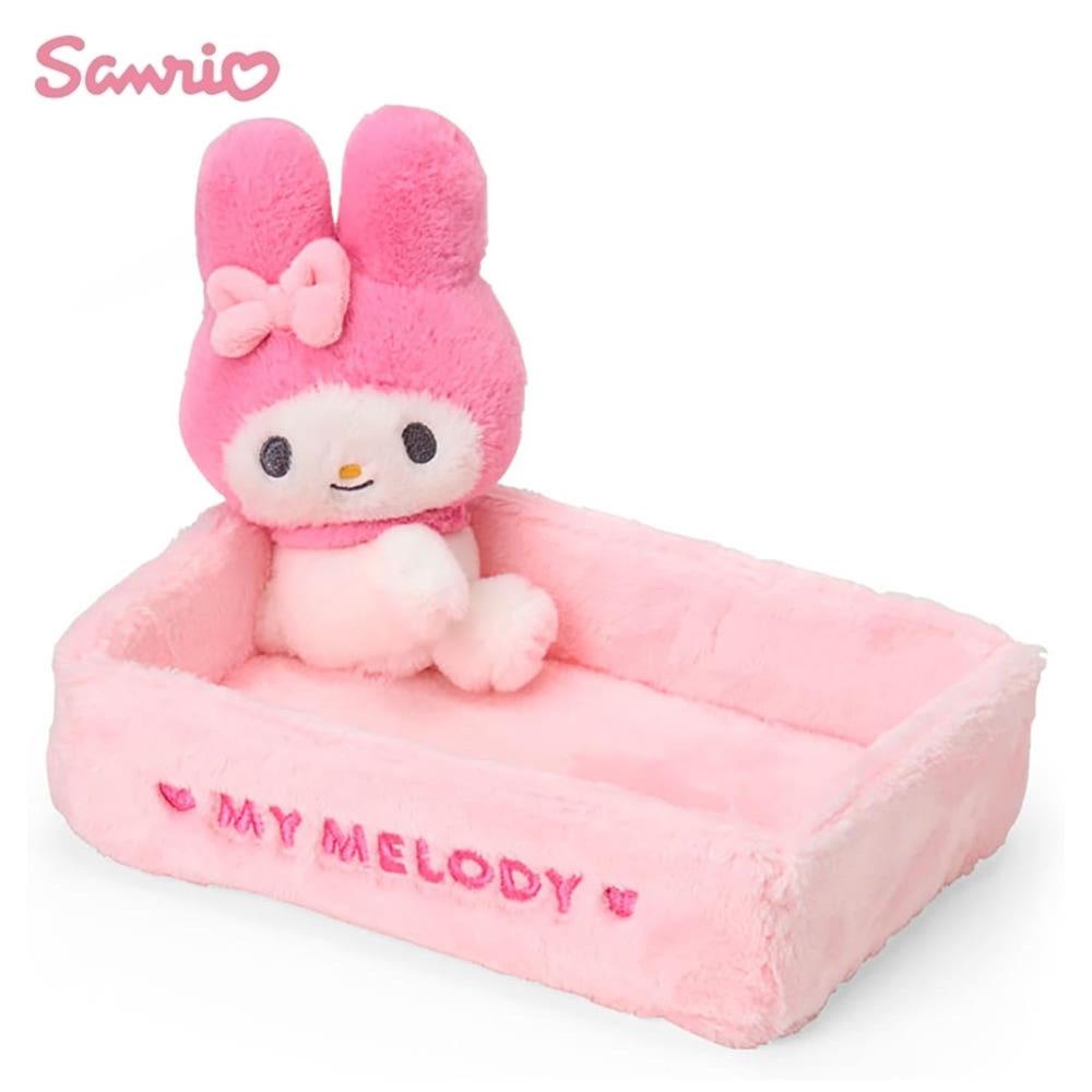 산리오 마이멜로디 마스코트 사각 소품 정리함 트레이