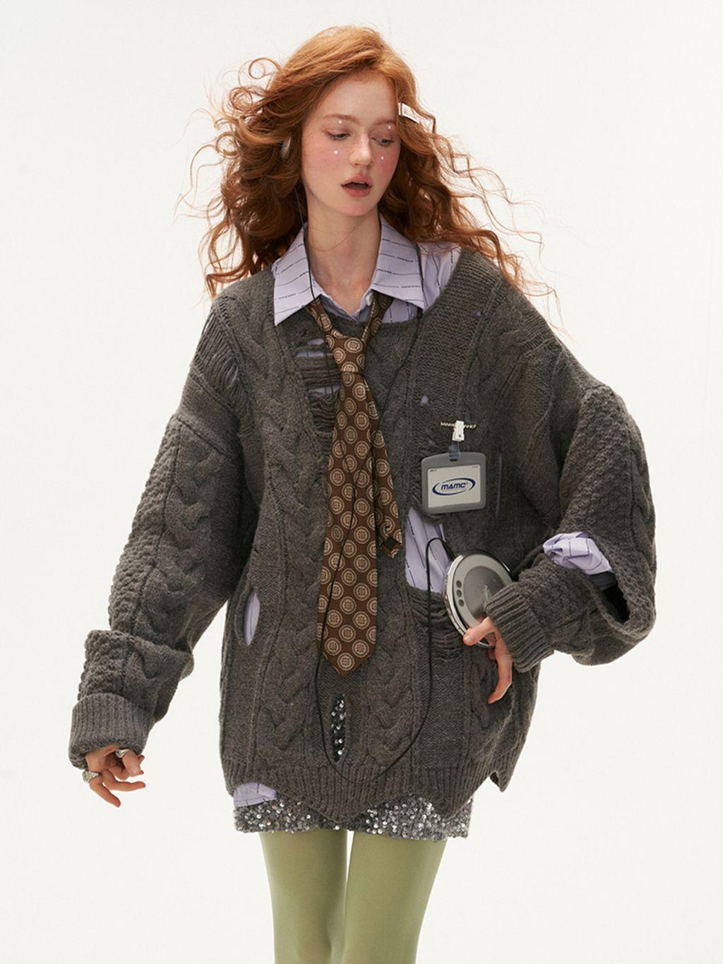 Ridiculous Damaged Sweater