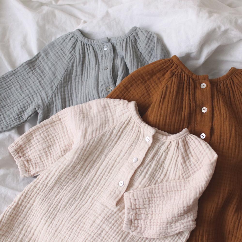 모슬린거즈 점프수트