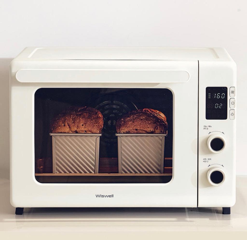 [위즈웰x베이킹 위크] 데일리 오븐 제과 제빵 전기 가정용 컨벡션 디지털 GL40A 40L