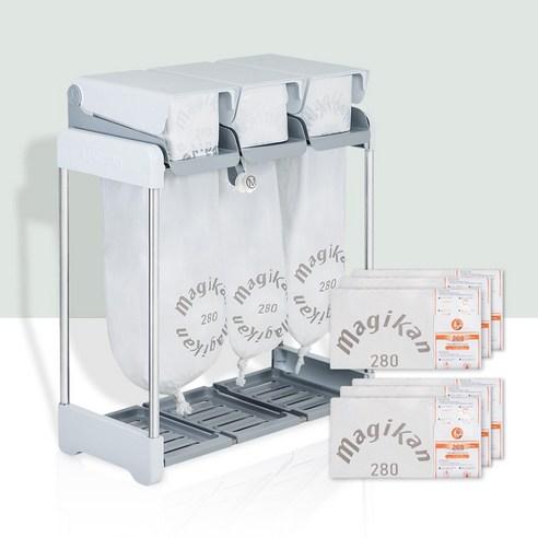 매직캔 가정용 분리수거함 애니블리 분리수거 휴지통 MR280WG3X(기본리필3개) 추가리필6개 - 휴지통 | 쿠팡