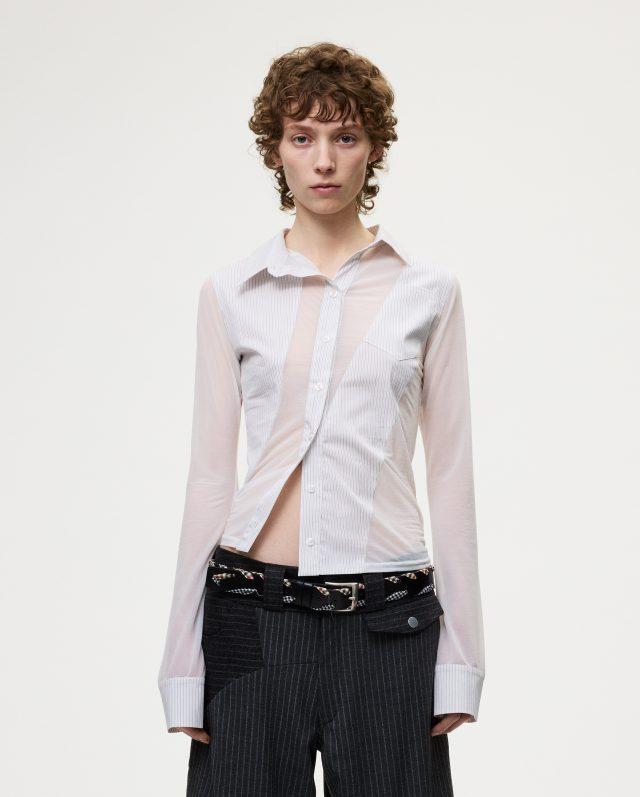 Megah Shirt Pin Stripe