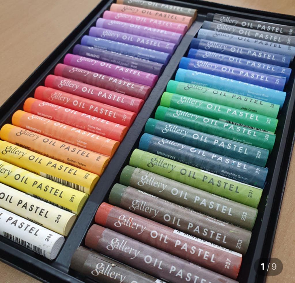 문교 전문가용 소프트 오일파스텔 MOPV