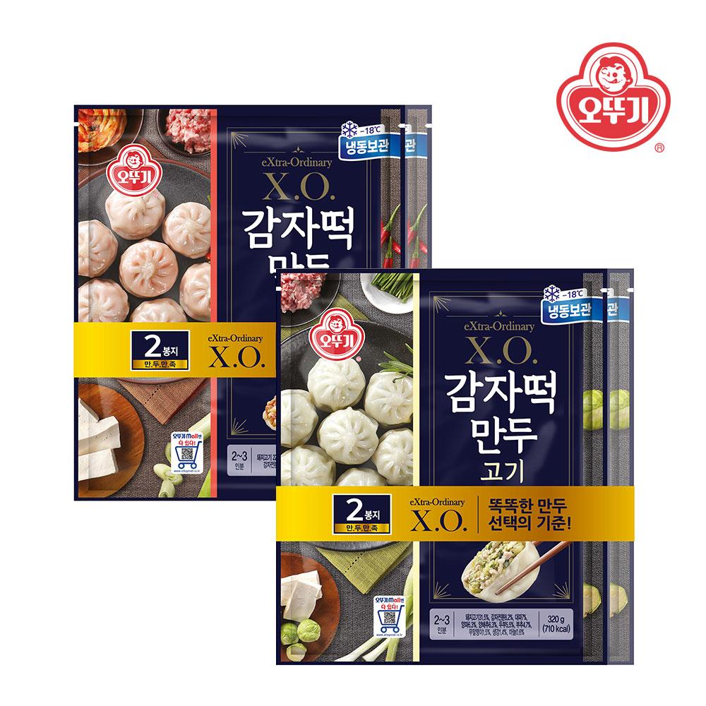[오뚜기] X.O. 감자떡만두 2종 택1 (김치/고기)