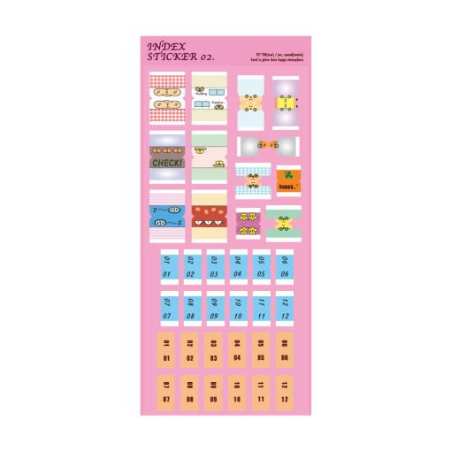 [hand in glove] index sticker 02