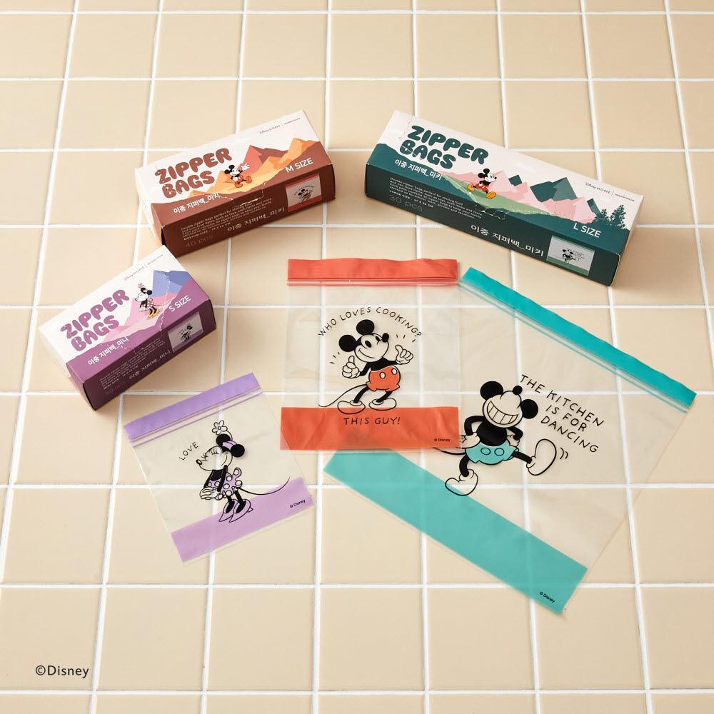 [디즈니] N 미니마우스 지퍼백 소형 50매입