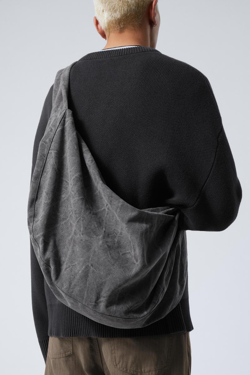 Crossbody-Bag aus gewaschener Baumwolle