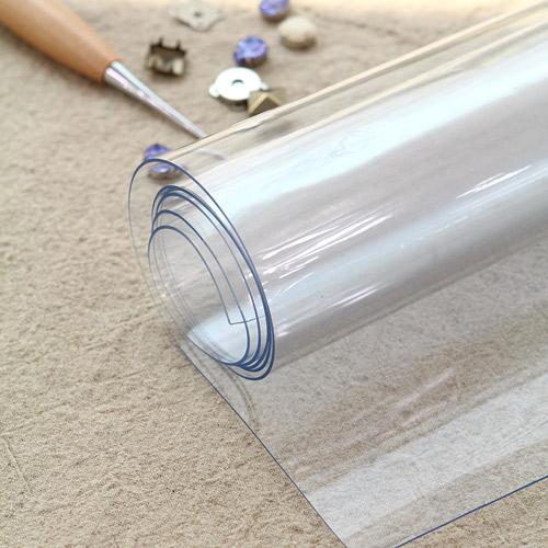 PVC방수원단 비닐원단 투명 비닐천 1mm 반마