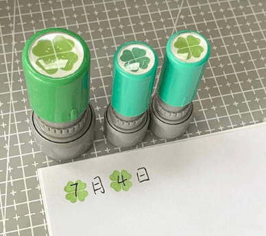 🍀행운의 네잎클로버 도장
