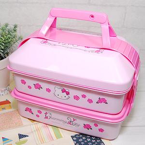 챠미키티 2단 찬합(도시락)