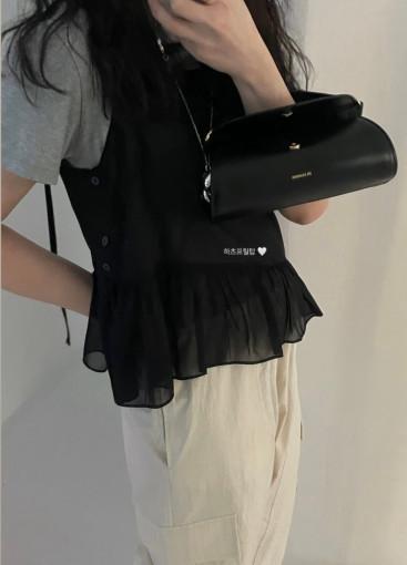 BASKET 바스켓 하츠 프릴 탑