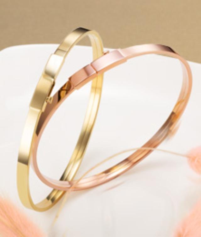 14K 18K 벨라바인드 뱅글 팔찌